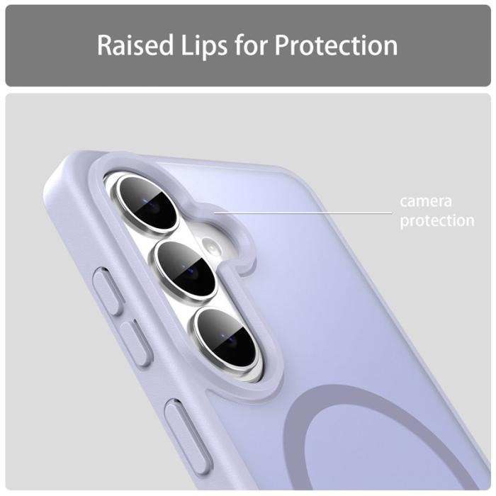 OEM - Mobilskal för Samsung Galaxy S26 Magnetiskt TPU + PC - Ljuslila