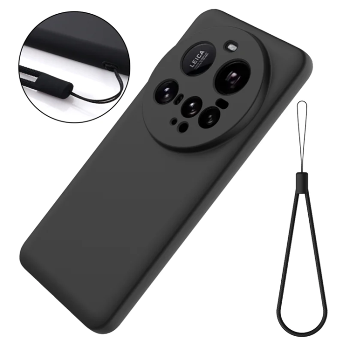 A-One Brand - Xiaomi 15 Ultra Mobilskal Liquid Silikon - Svart