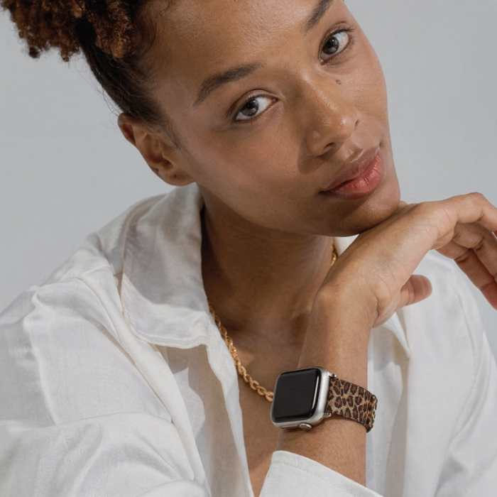 Tech-Protect - Tech Protect Apple Watch (40/41/42mm) Armband Lamano - Panther