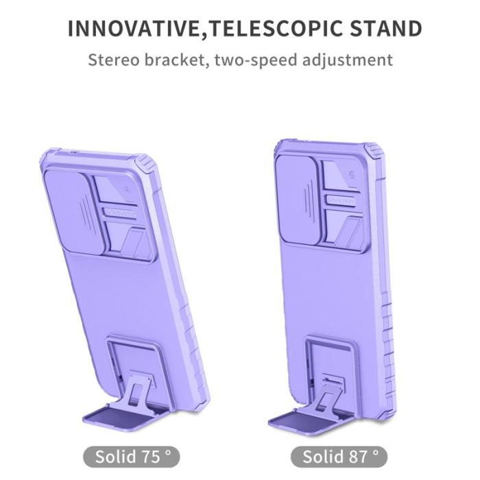 OEM - Mobilskal för Samsung Galaxy S26 Ultra Kamera Skydd PC + TPU - Lila