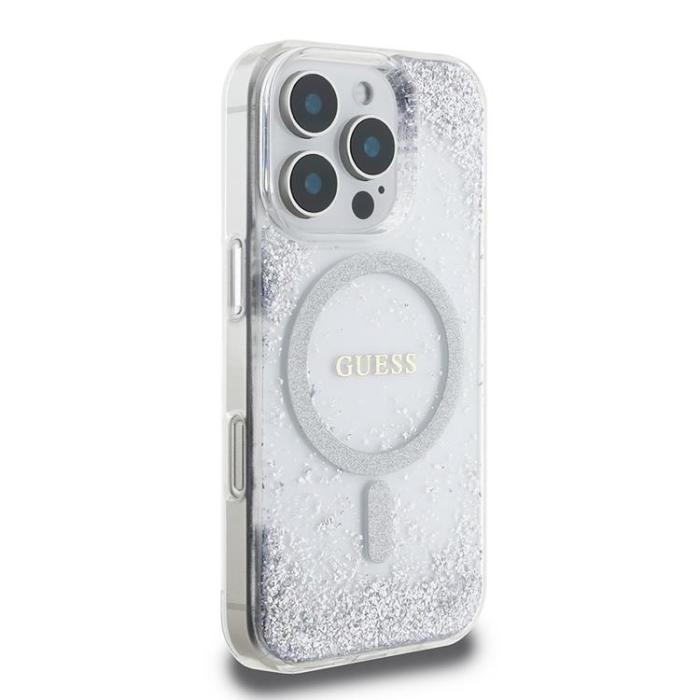 Guess - Guess iPhone 16 Pro Max Mobilskal MagSafe Resin Gradient Glitter