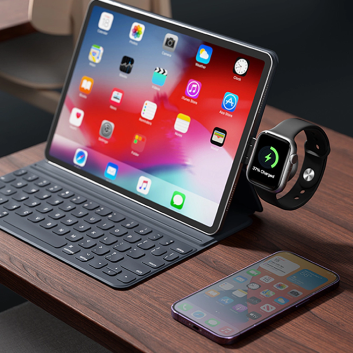 Joyroom - Joyroom 4-in-1 Trådlös Laddare iPhone, Apple Watch, Airpods