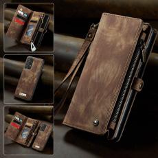 Caseme - CASEME 008 Series Samsung Galaxy A53 5G Konstl&auml;der Pl&aring;nboksfodral Brun