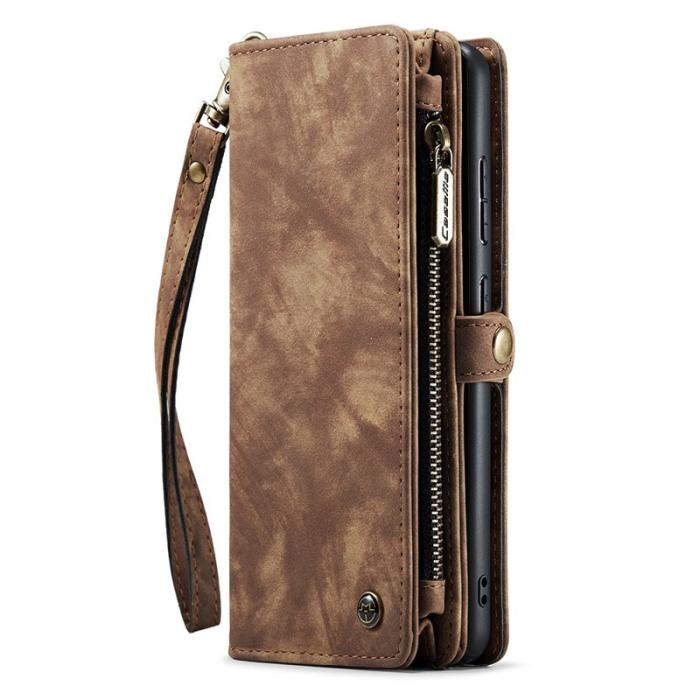 Caseme - CASEME 008 Series Samsung Galaxy A53 5G Konstläder Plånboksfodral Brun