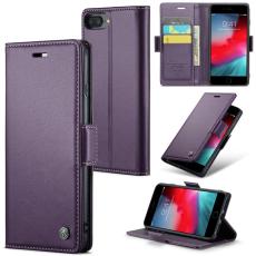 Caseme - CASEME Pl&aring;nboksfodral Konstl&auml;der f&ouml;r iPhone 6 Plus/7 Plus/8 Plus - Lila