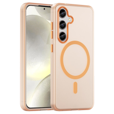A-One Brand - Galaxy S25 Plus/S24 Plus Mobilskal MagSafe Frost - Orange