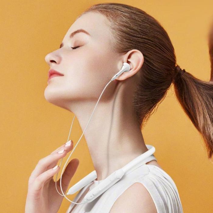 Dudao - Dudao Magnetic Bluetooth Trådlös Hörlurar - Vit