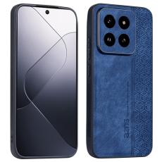 AZNS - AZNS Xiaomi 14 Pro Fodral KonstL&auml;der - Non-Slip Grip - Bl&aring;