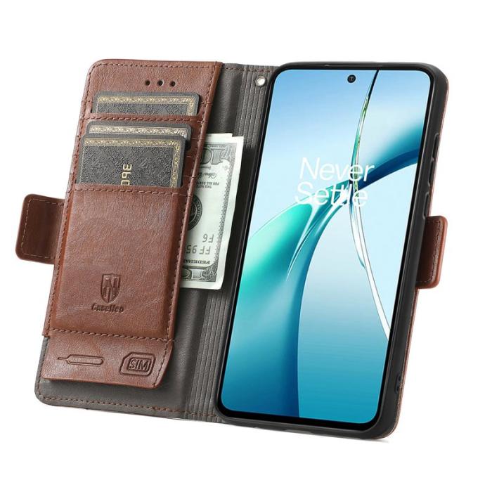 CASENEO - CASENEO Mobilskal till Xiaomi 15 Ultra KonstLäder - RFID-skydd - Mörkbrun
