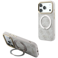 Guess - Guess Mobilskal F&ouml;r iPhone 18 Pro Max/17 Pro Max Magsafe Ringstativ 360 4G