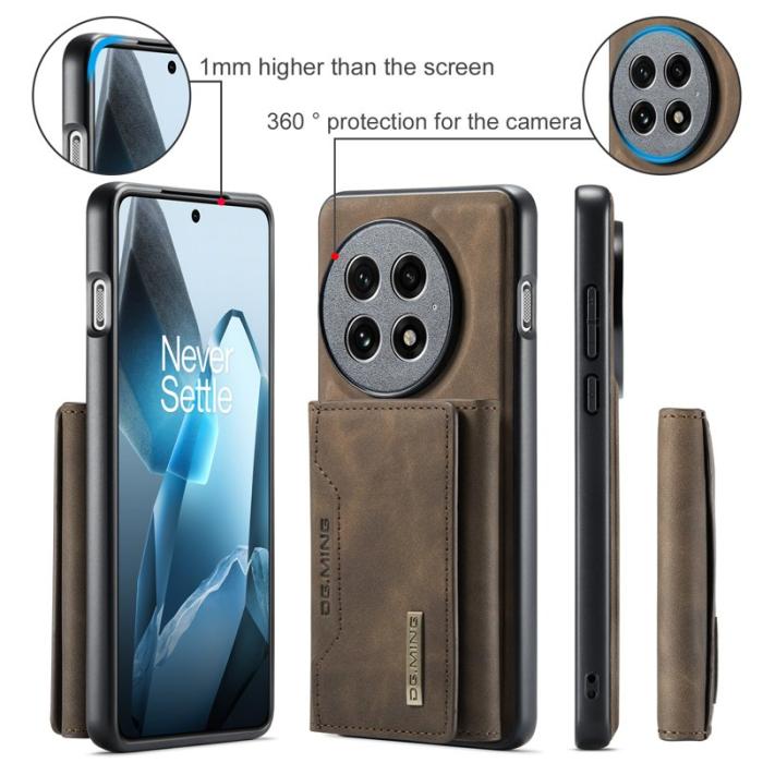 DG.MING - DG.MING M2 Series Mobilskal till OnePlus 13 PU + PC + TPU - Brun