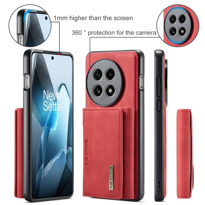 DG.MING - DG.MING M2 Series Mobilskal till OnePlus 13 PU + PC + TPU Röd
