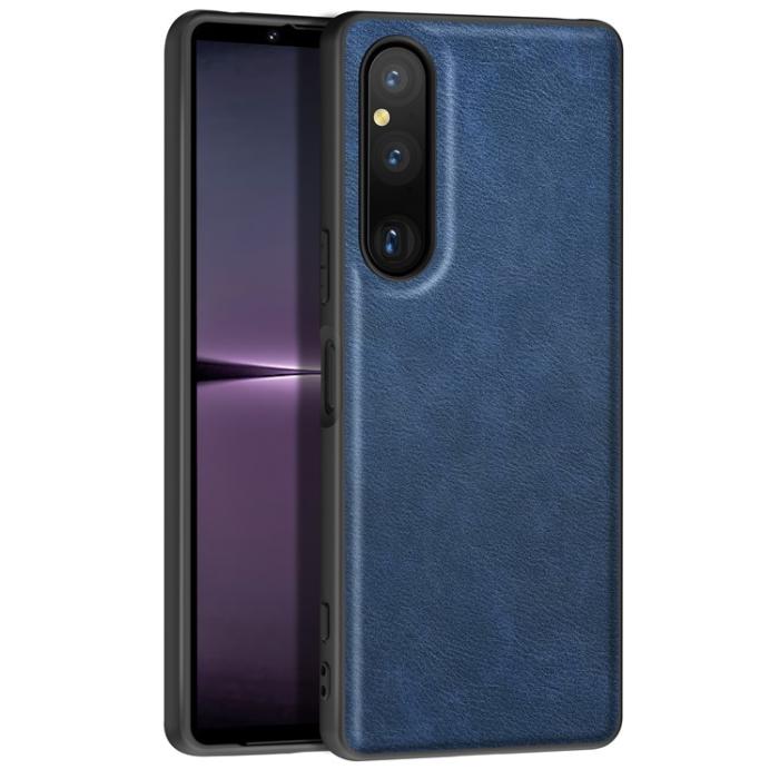 A-One Brand - Sony Xperia 10 V Mobilskal TPU PU-Läder - Blå