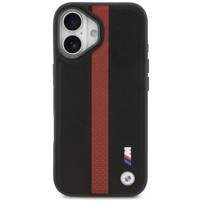 BMW - BMW iPhone 17 Mobilskal Magsafe Perforated Stripe Logo - Röd