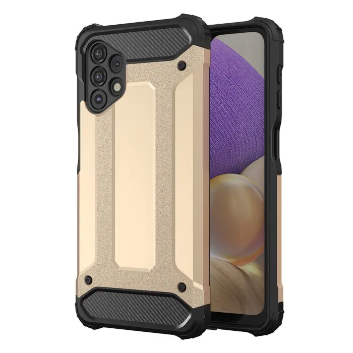 OEM - Hybrid Armor skal till Samsung Galaxy A32 5G - Guld