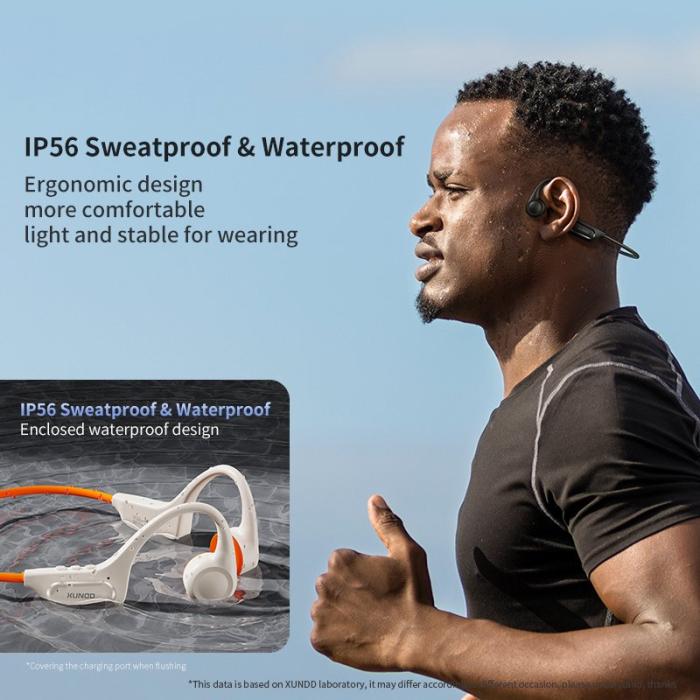 XUNDD - XUNDD X26 Bone Conduction Hörlurar Sport Orange