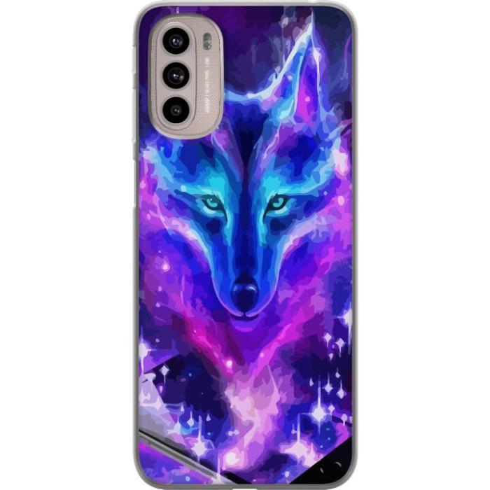 iSecrets - Mobilskal till Motorola Moto G41 med Neon Varg