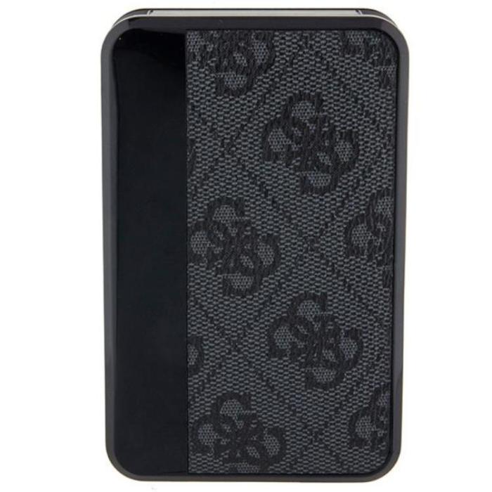 Guess - Guess Powerbank 18W 10000mAh 4G Läder Metal Logo - Svart