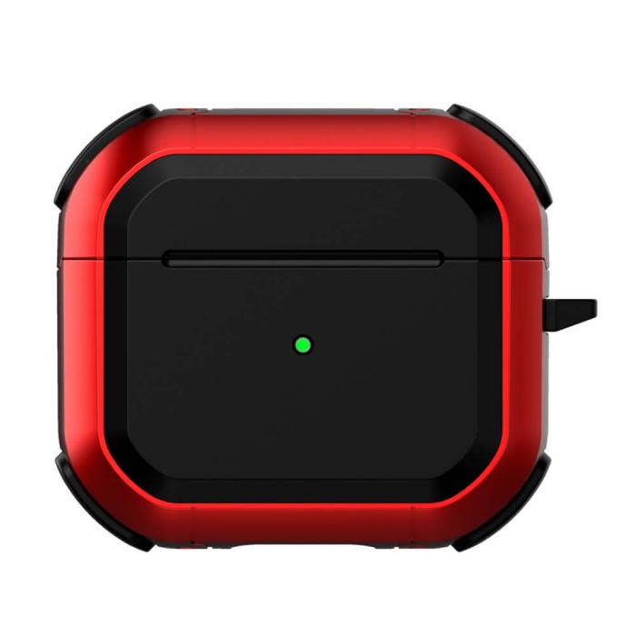 OEM - Eggshell Shockproof Skal till Apple Airpods 3 - Röd