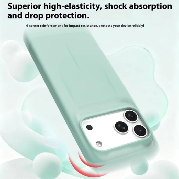 A-One Brand - iPhone 17 Pro Mobilskal Magsafe Liquid Silikon - Grön