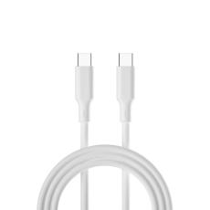 Forever Recycling - Forever USB-C till USB-C Kabel 3A 1.5m KR15-CC-00 - Vit