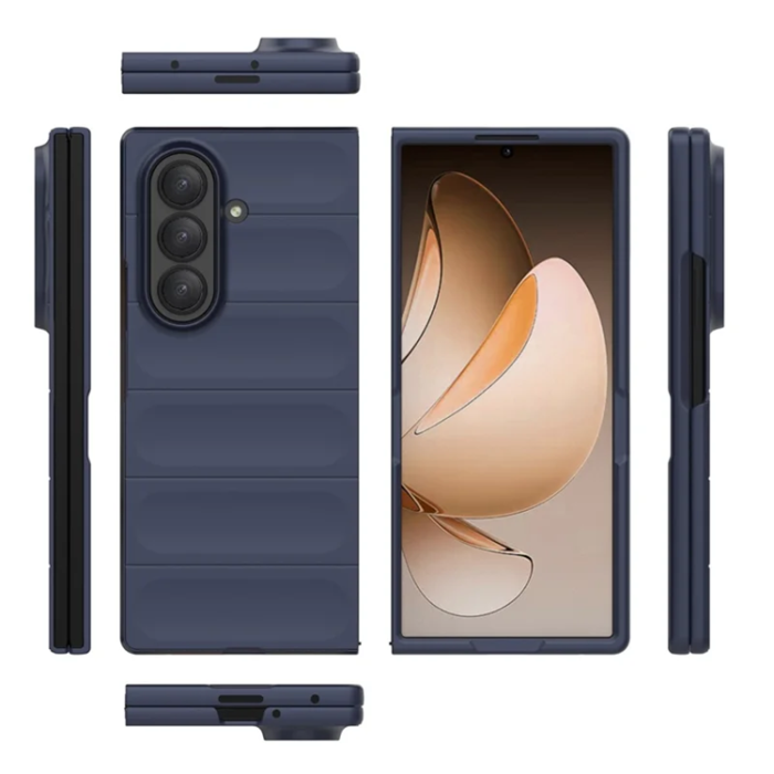 A-One Brand - Galaxy Z Fold 7 5G Mobilskal Anti-Drop - Mörkblå