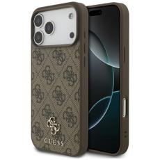 Guess - Guess iPhone 17 Pro Max Mobilskal MagSafe 4G Small Classic Logo - Brun