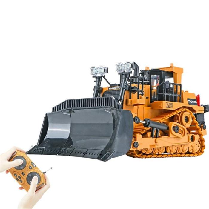 OEM - 2.4G RC Byggfordon Bandgående Bulldozer 3 kg Lastkapacitet för Barn (Ålder 4+)