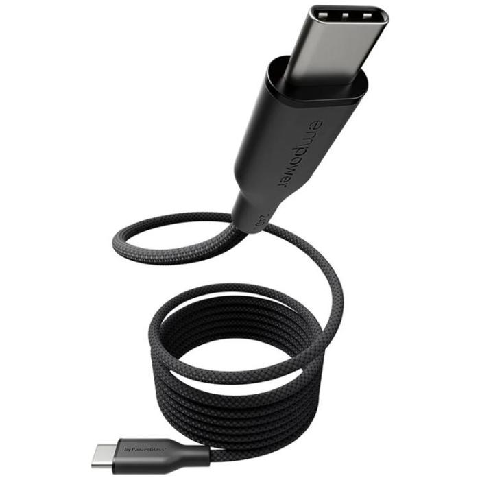 PanzerGlass - Empower by PanzerGlass USB-C till USB-C 240W Kabel Magnetisk 1.5m Racing - Svart