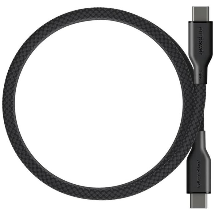 PanzerGlass - Empower by PanzerGlass USB-C till USB-C 240W Kabel Magnetisk 1.5m Racing - Svart
