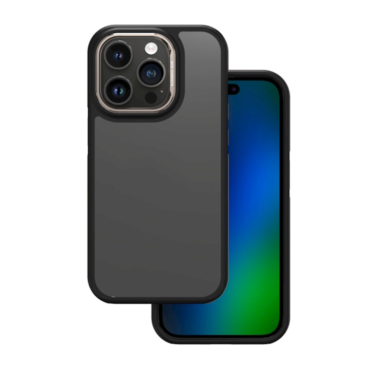 iPhone 16 Pro Mobilskal Crystal Black - Grå | 2353 | AlltMobil