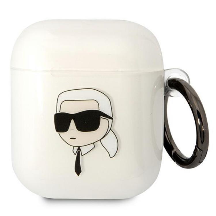 KARL LAGERFELD AirPods 1/2 Skal Karl`s Head - Clear | 2353 | AlltMobil