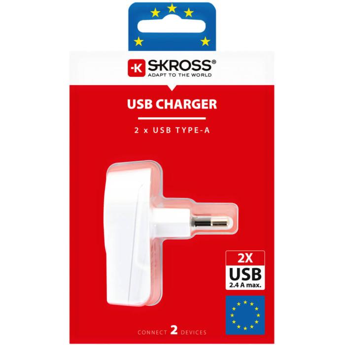 UTGATT5 - 2-Port USB-laddare EU