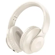Hoco - Hoco Over-Ear Hörlurar Trådlösa Bluetooth W45 - Milky Vit