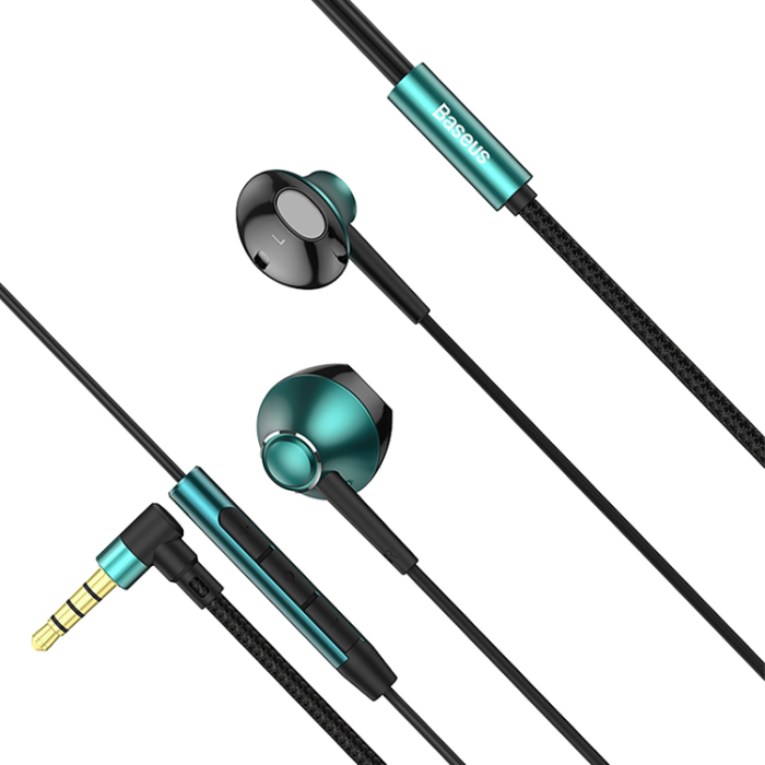 BASEUS - Baseus Encok H06 In-Ear 3.5 mini jack Spel Hörlurar - Grön