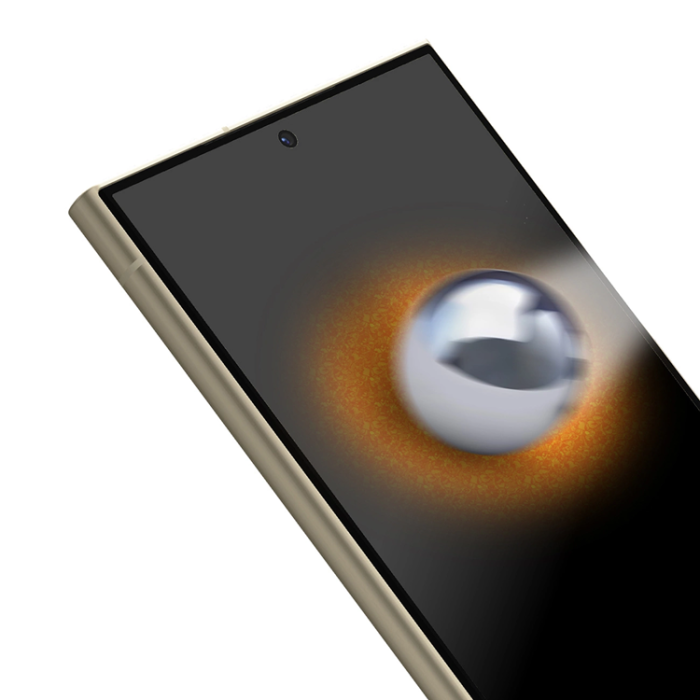 SBS - SBS Galaxy S24 Ultra Härdat Glas Skärmskydd D30 - Svart