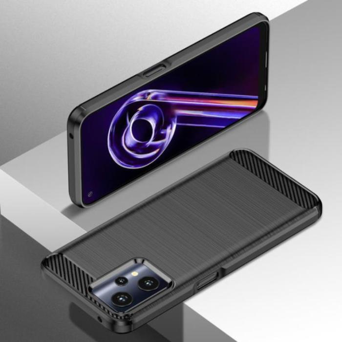 OEM - Carbon Realme 9 Pro Skal Flexible - Svart