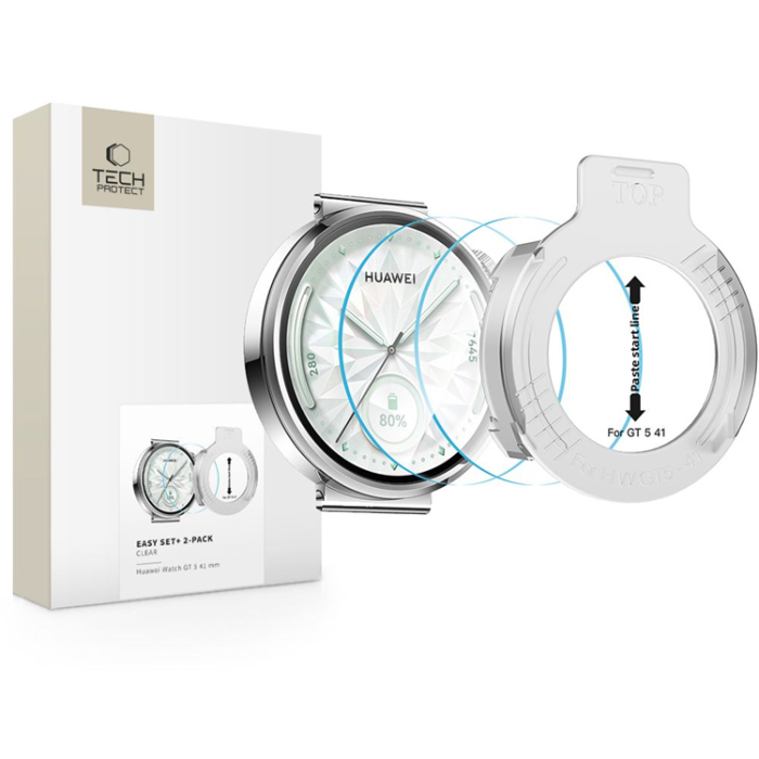 Tech-Protect - [2-Pack] Tech-Protect Huawei Watch GT 5 (41mm) Härdat glas Skärmskydd
