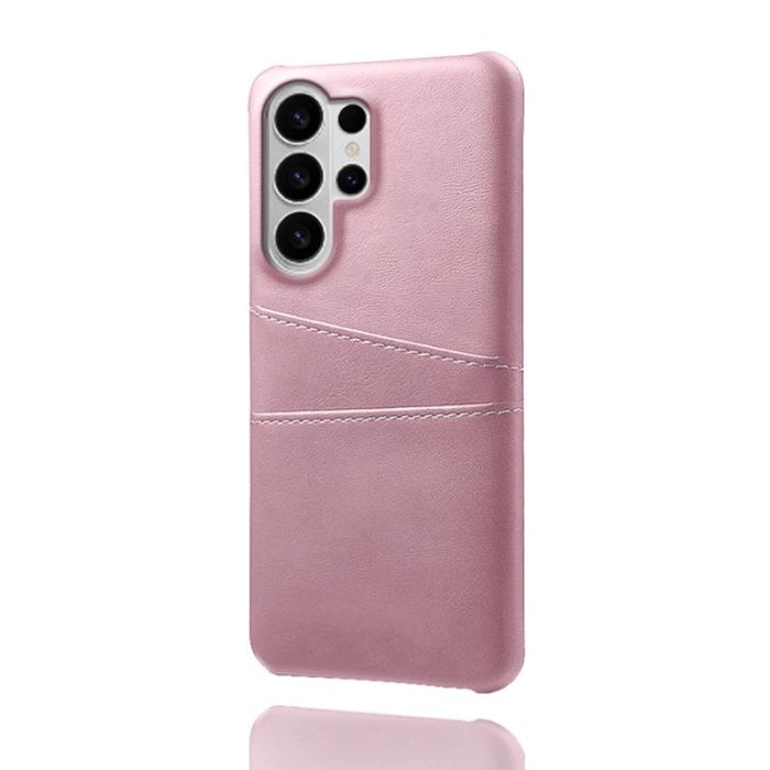 OEM - Mobilskal till Samsung Galaxy S26 Ultra Dual Card Slots Konstläder - Roséguld
