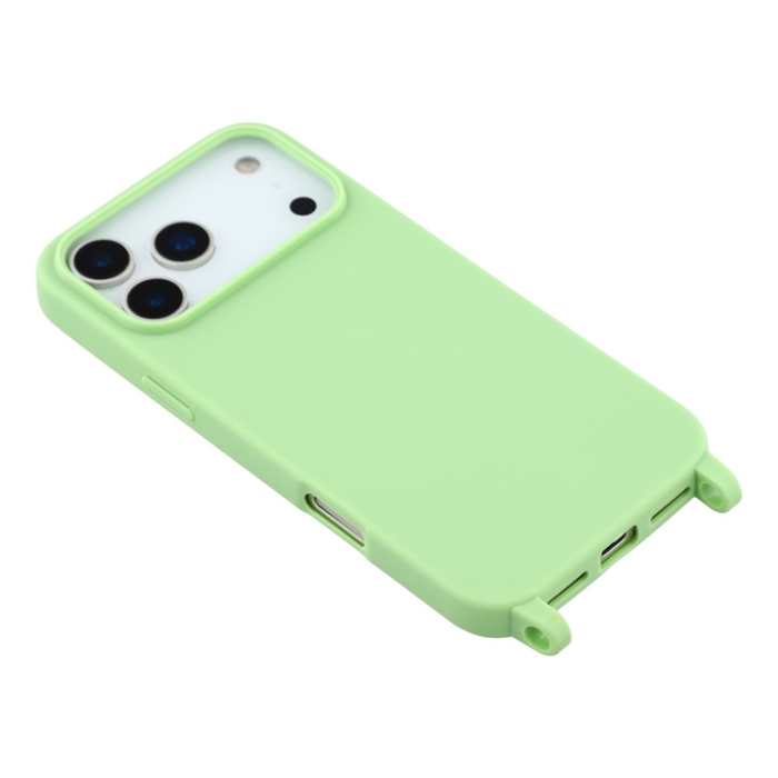 A-One Brand - iPhone 17 Pro Max Mobilskal TPU med Hål för Rem - Grön