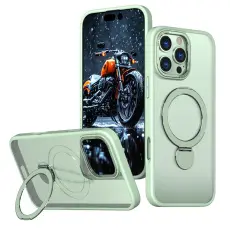 A-One Brand - Mobilskal till iPhone 14 Pro Max MagSafe Rotating Kickstand - Avocado Gr&ouml;n