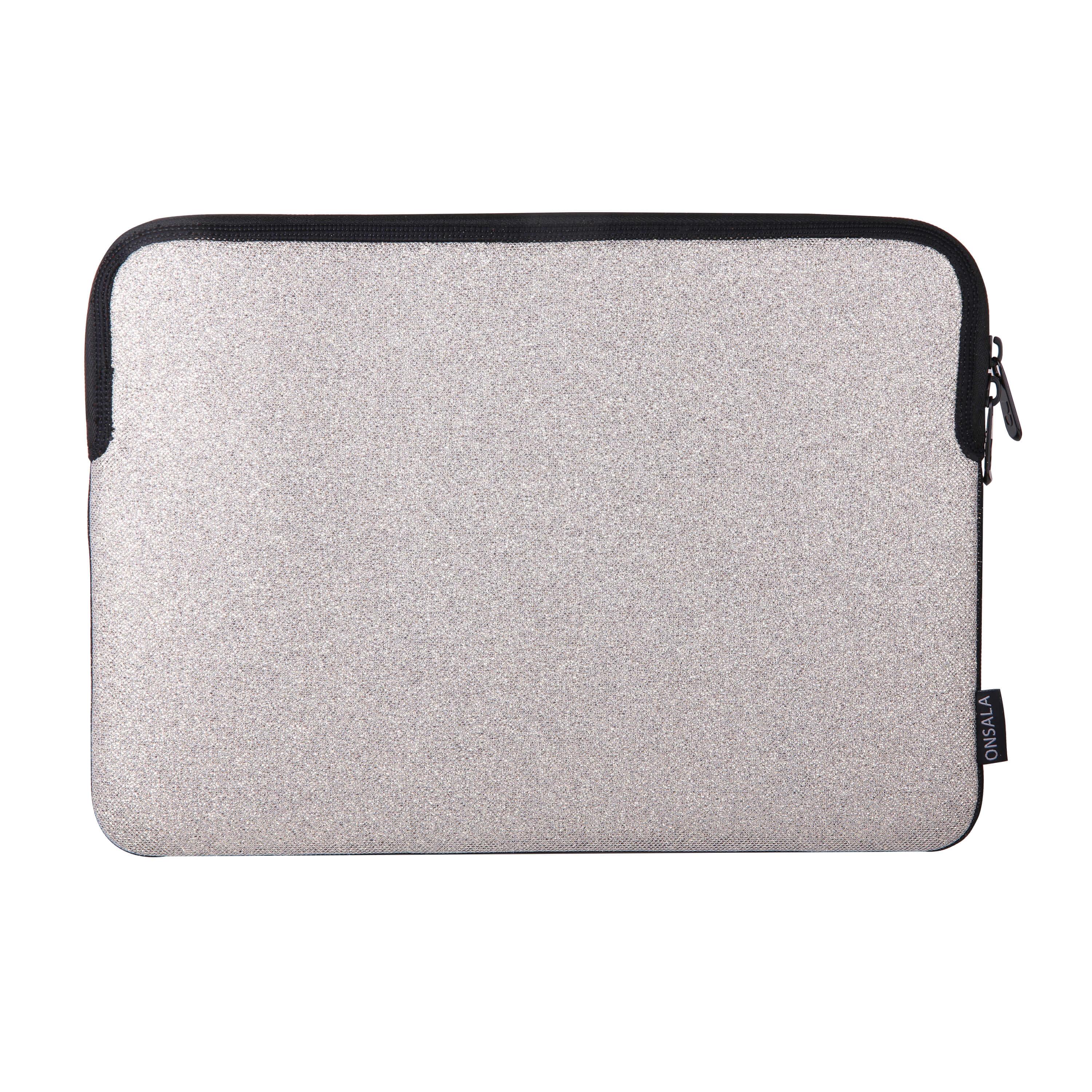 ONSALA datorfodral Glitter 13/14"""" Silver | 2353 | AlltMobil