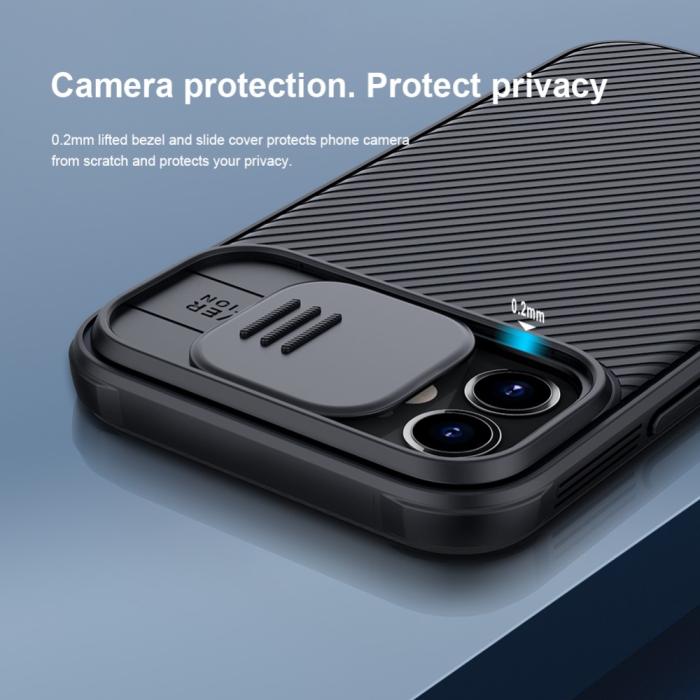 Nillkin - NILLKIN CamShield Mobilskal iPhone 12 Mini - Svart