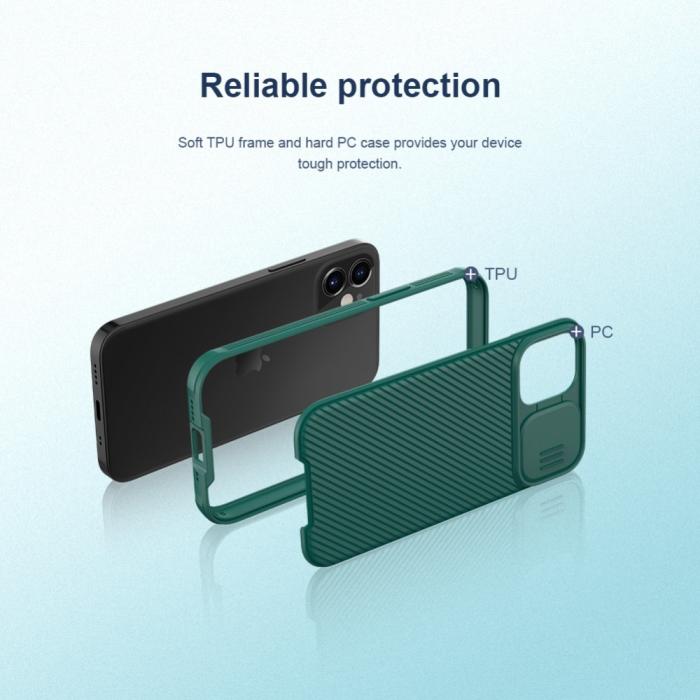 Nillkin - NILLKIN CamShield Mobilskal iPhone 12 Mini - Svart