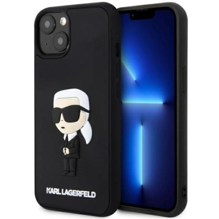 KARL LAGERFELD - Karl Lagerfeld iPhone 14 Plus Mobilskal Rubber Ikonic