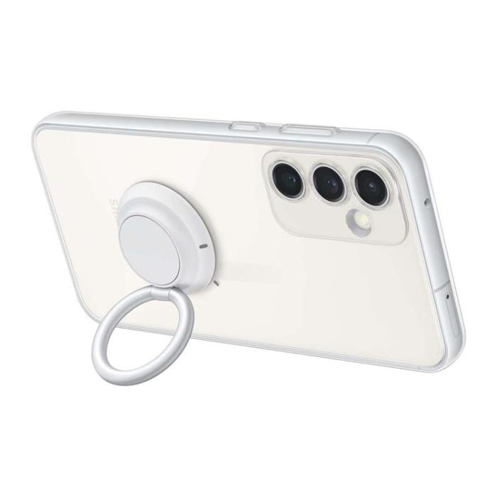 Samsung - Samsung Galaxy S23 FE Mobilskal Ringställ Gadget - Clear