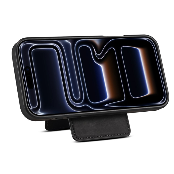 DENIOR - DENIOR D17 iPhone 17 Pro Max Mobilskal MagSafe Kortpåse - Svart