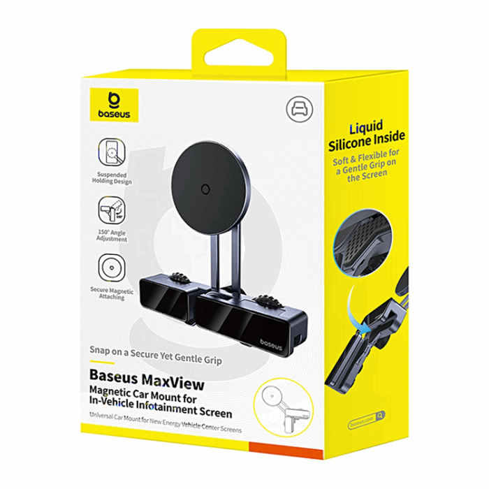 BASEUS - Baseus Mobilhållare MaxView Magnetic Display - Grå