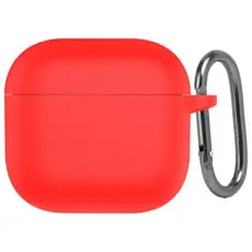 Beline - Beline AirPods 4 Skal Silikon - R&ouml;d