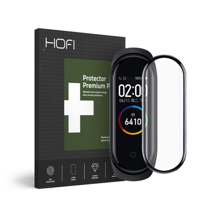 UTGATT1 - HOFI Härdat Glas Xiaomi Mi Band 4 Svart